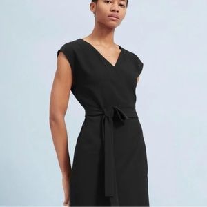 Everlane go weave wrap dress
